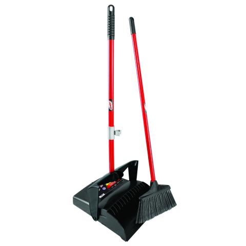 Open Dustpan with Lobby Broom