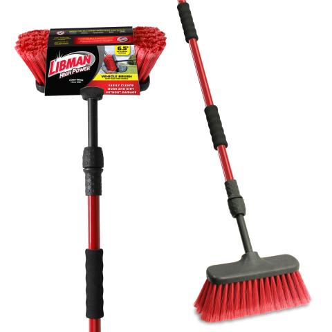Vehicle Brush with Flow-Thru Handle